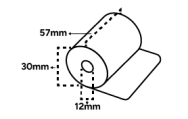 Rouleaux thermiques 57x30x12 mm