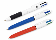 Stylos à bille 4 couleurs