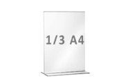 Porte-brochures de comptoir 1/3 A4